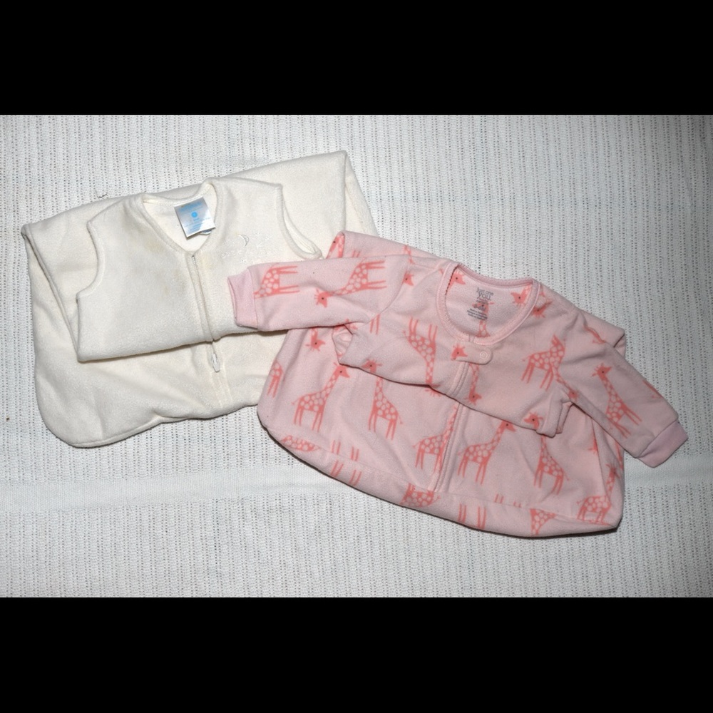 Baby girl sleep sacks